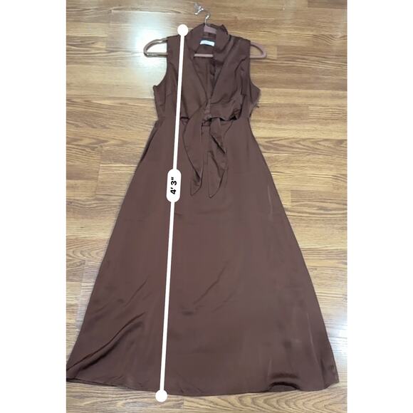 Dissh Chocolate Spice cutout Midi SunDress UK 10/ US 6 - Picture 5 of 11